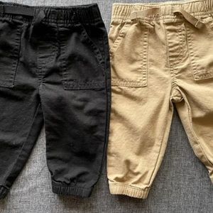 Lot of 2 pants. 6-9 months Garanimals